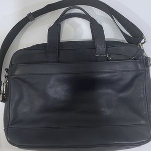 Coach Navy Laptop briefcase